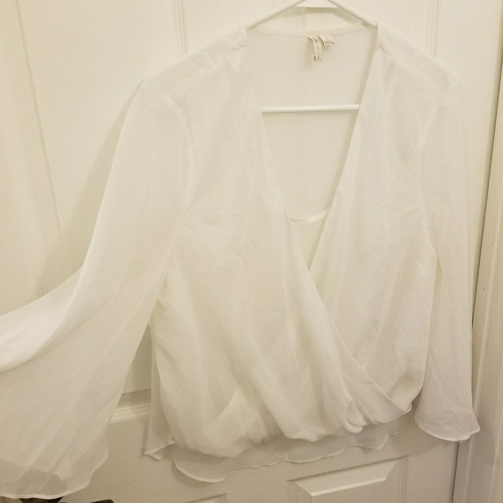 Sheer multilayer blouse